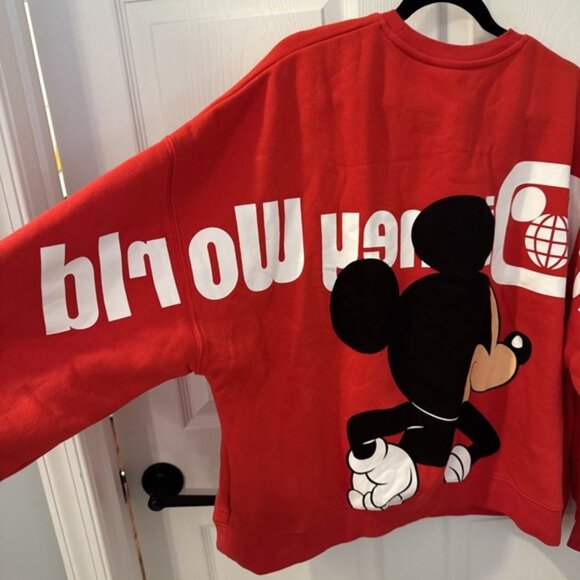 Disney Mickey Mouse Walt Disney World Front Back Print Womens XL Sweatshirt - Picture 5 of 7